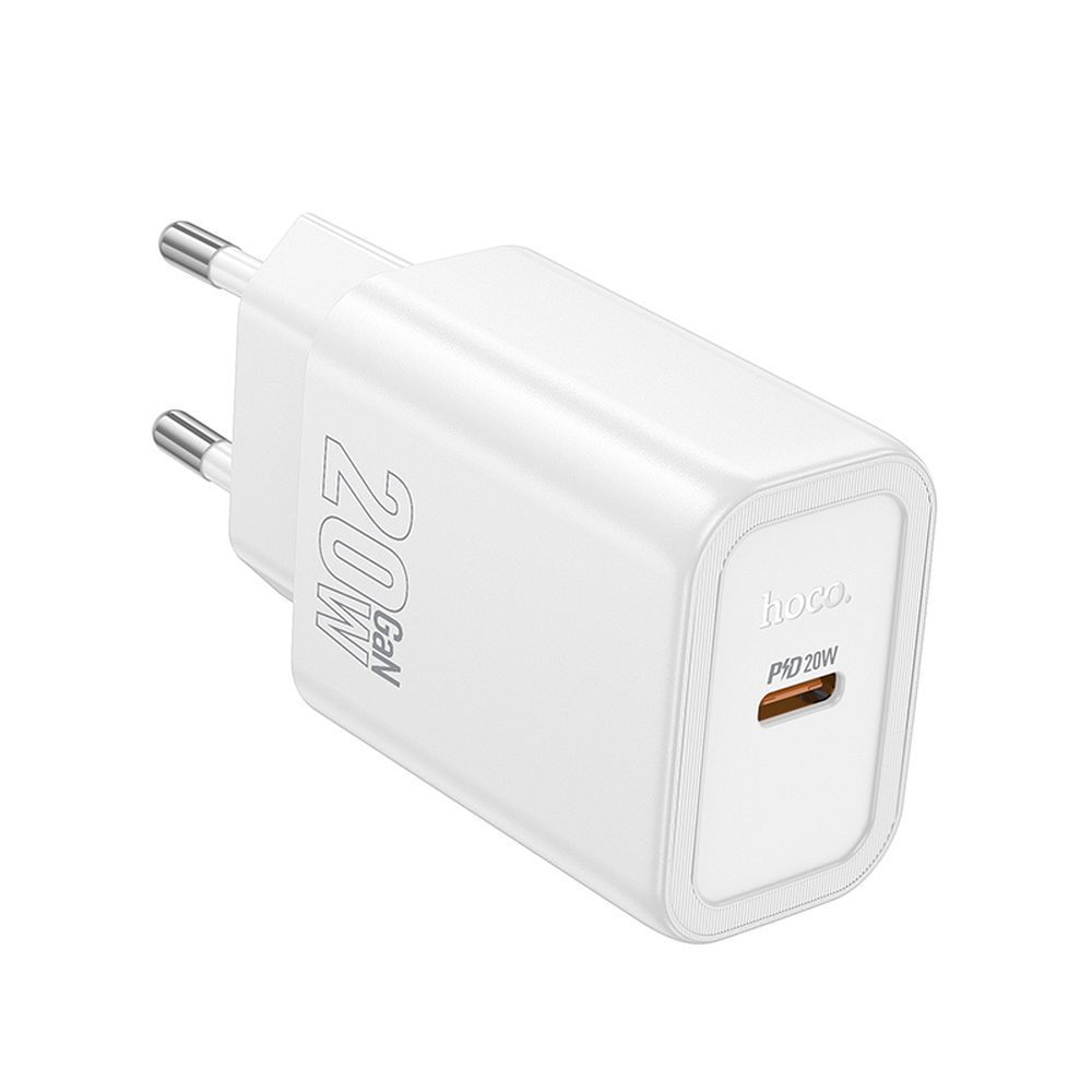 Laturi Hoco USB-C QC PD 20W N60 valkoinen