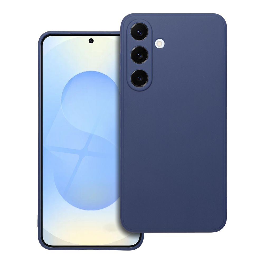 Matt Suojakuori Samsung S936 S25 Plus:lle tummansininen