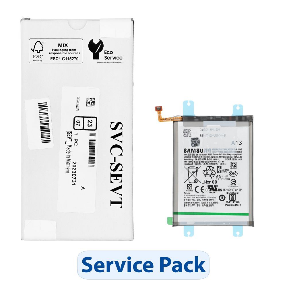 ServicePack Akku EB-BA217ABY SAMSUNG A13/A04s/A13/A13 5G/A127 GH82-22989A