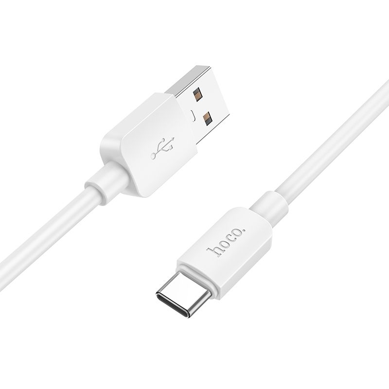 Kaapeli USB-A - USB-C Hoco PD 2,4A 27W 1 m X96 valkoinen
