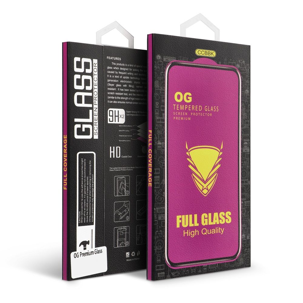 OG 6D Premium Glass - for Iphone 16 Pro / 17 black