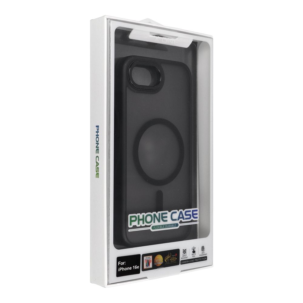X-ONE Dropguard Magneettinen Suojakuori Air (MagSafe yhteensopiva) - Apple iPhone 16e:lle musta