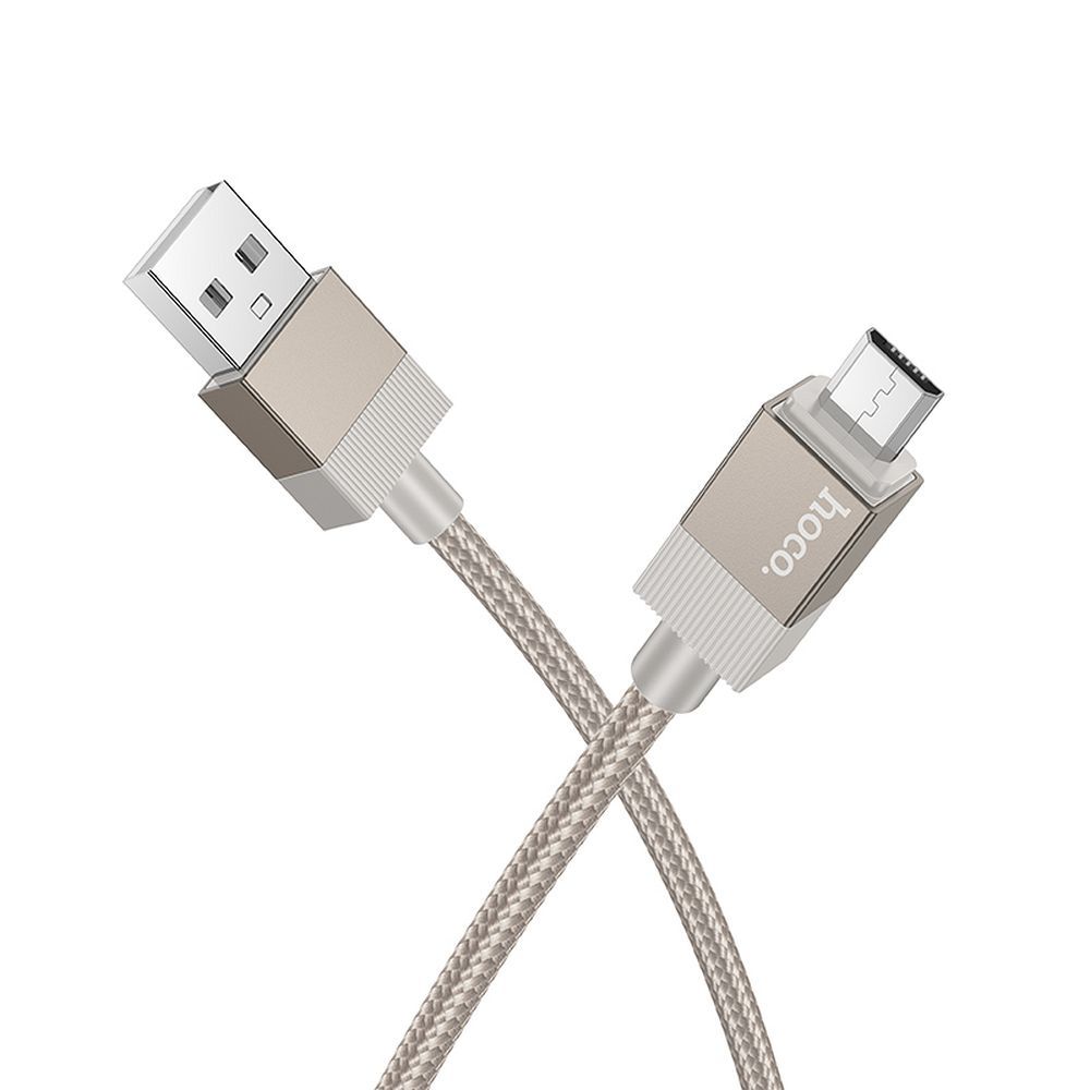 Kaapeli USB A - Micro USB Hoco 2,4A 1 m X110 kultainen