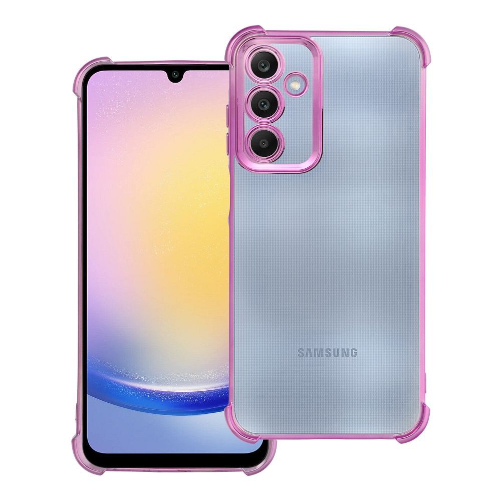 Suojakuori Samsung A25:lle Antishock Electro violetti