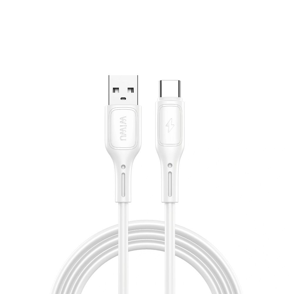 WiWU - Starlink Series datakaapeli Wi-C001 USB A - USB C 2,4A - valkoinen