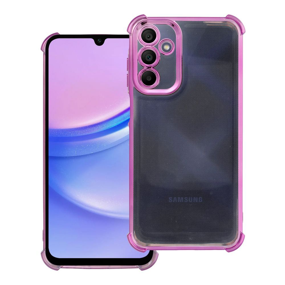 Suojakuori Samsung A15:lle Antishock Electro violetti