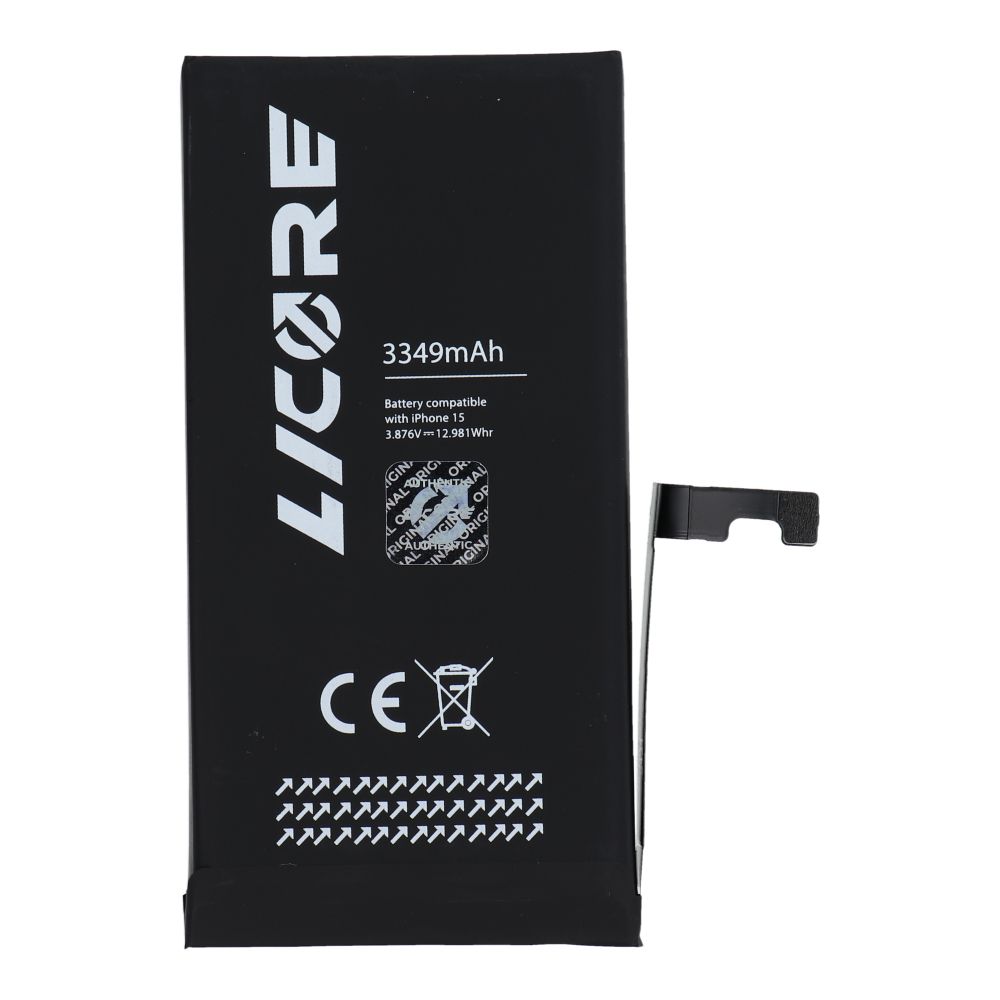 LICORE Akku iPhone 15 - 3349 mAh