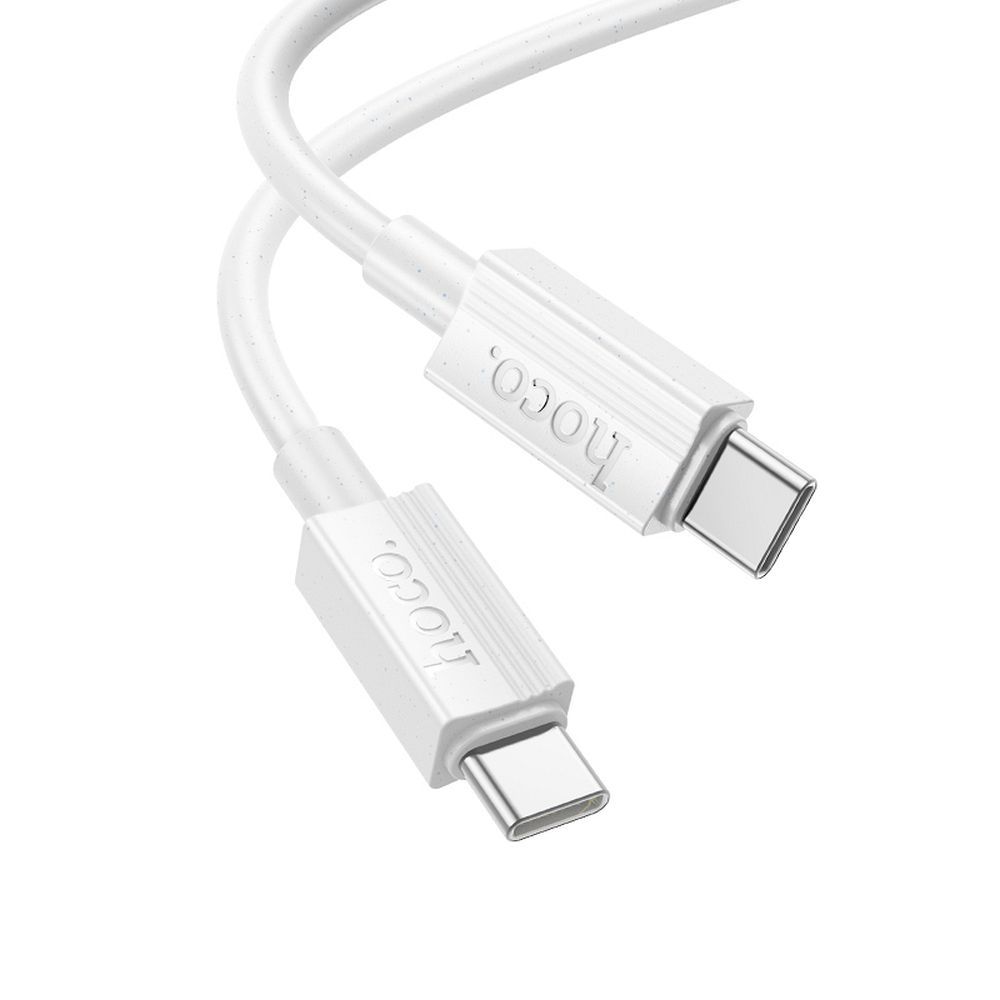 Kaapeli USB-C - USB-C Hoco 3A 60W 1 m X107 valkoinen