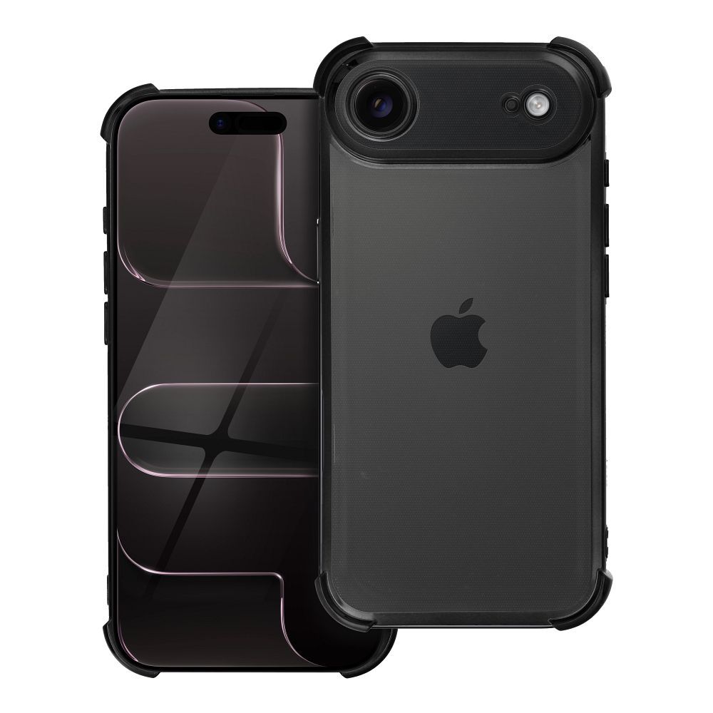 Suojakuori iPhone 17 AIR:lle Antishock Electro musta
