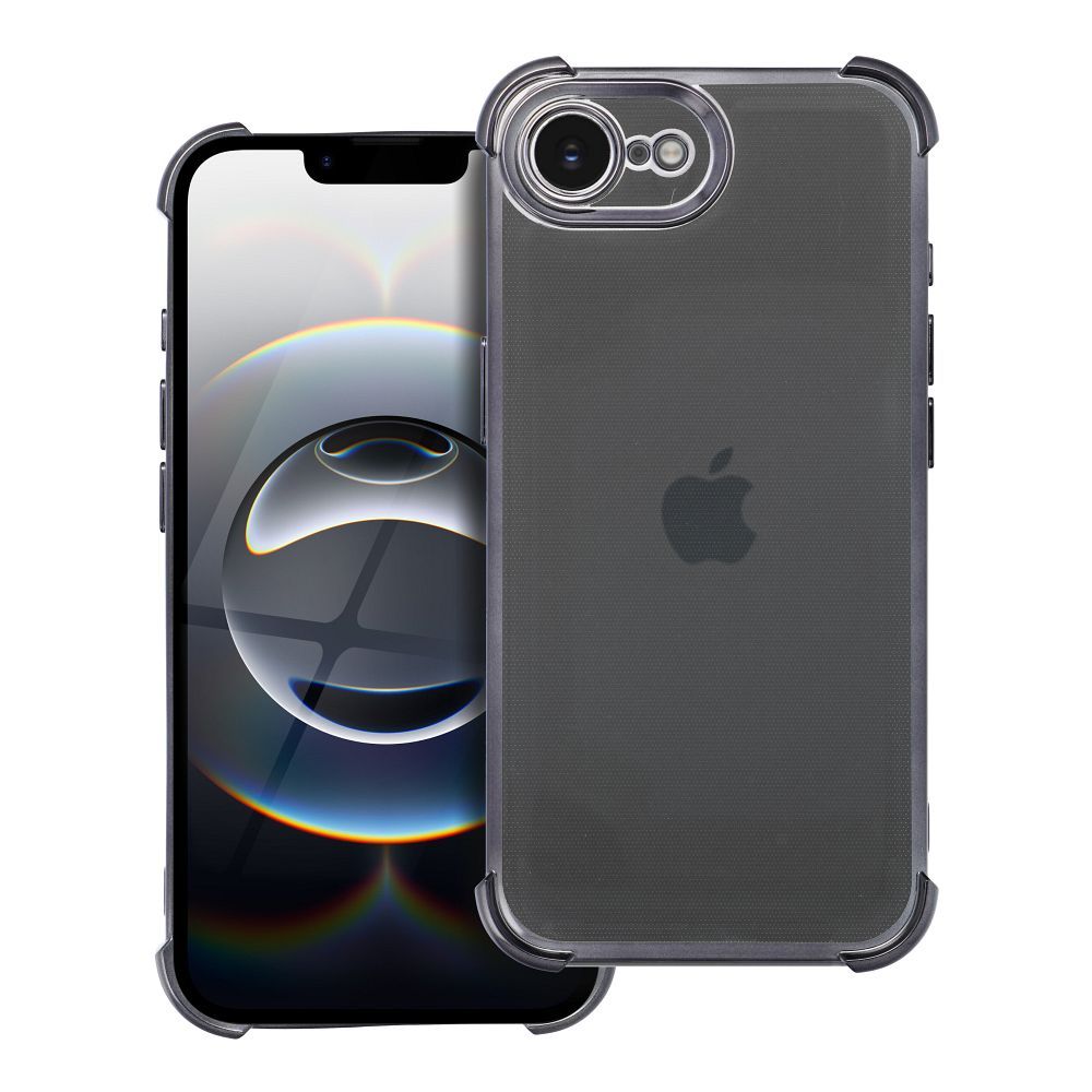 Suojakuori iPhone 16e (SE 4 2025) / 17e:lle Antishock Electro musta