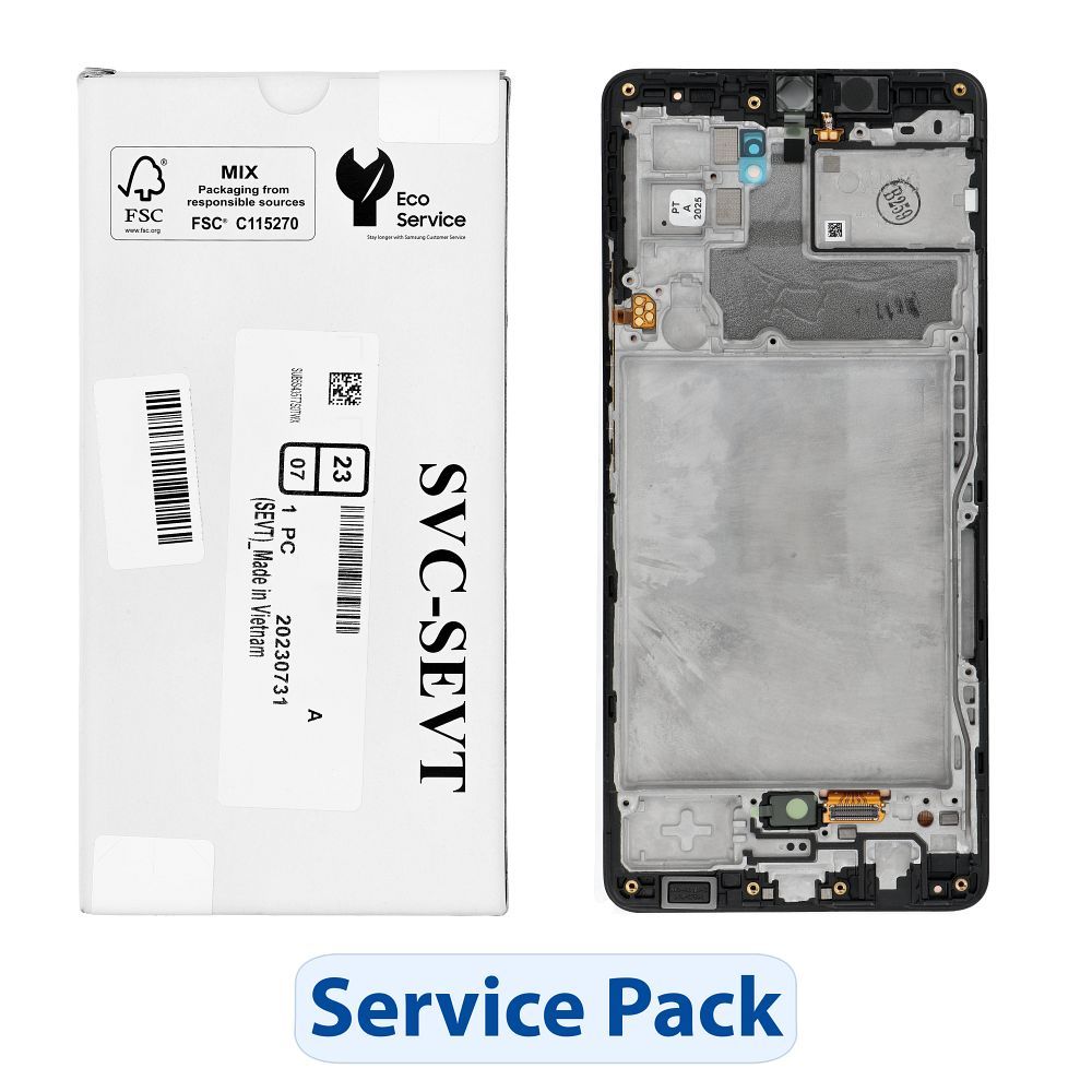 ServicePack LCD-näyttö SAMSUNG A42 A426 GH82-24375A