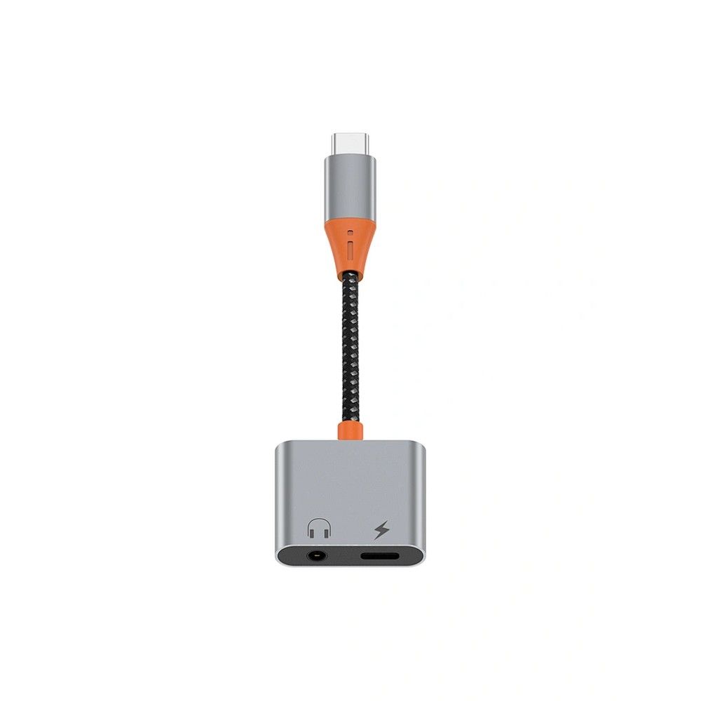 WiWU - Ääniadapteri LT10 Type C - Type C + 3.5mm