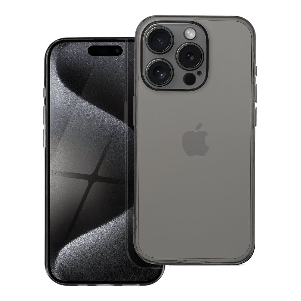 Suojakuori iPhone 11 Pro:lle BOX PREMIUM 1,5 mm läpinäkyvä musta