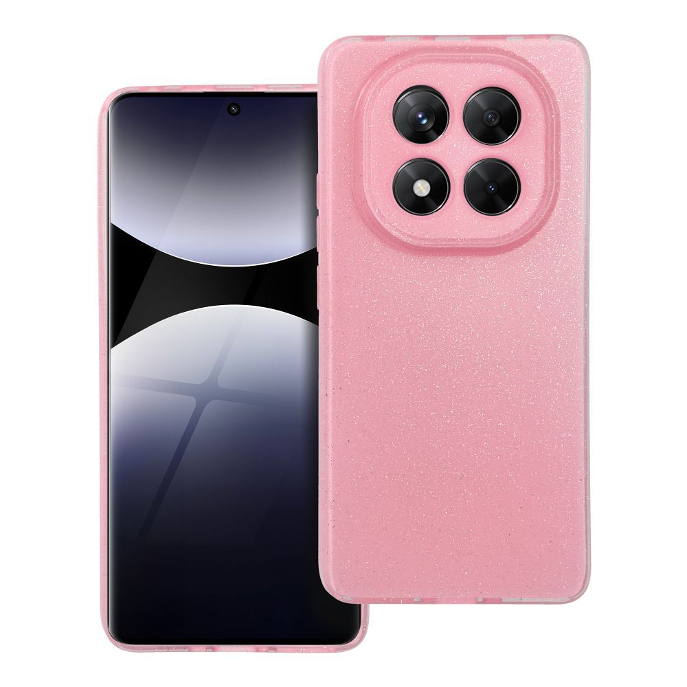 Suojakuori Xiaomi Redmi Note 14 PRO 4G:lle kirkas suojakuori 2 mm Blink vaaleanpunainen