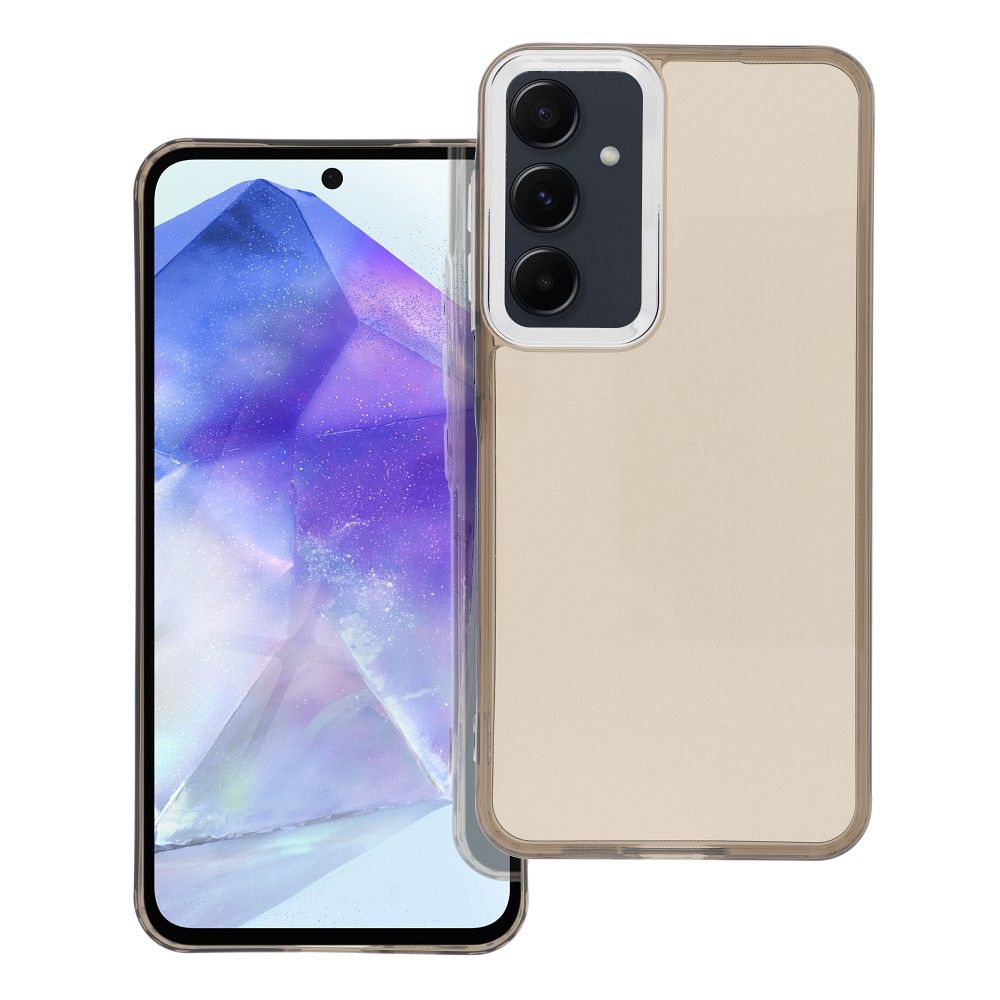 Suojakuori Samsung A55 5G:lle Pearl musta