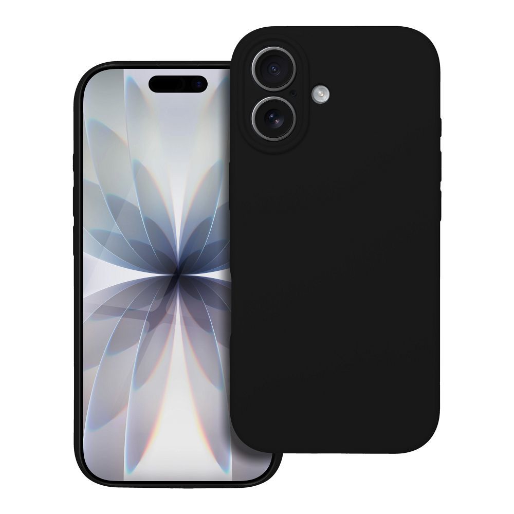 Silikoninen suojakuori iPhone 17:lle 2mm musta