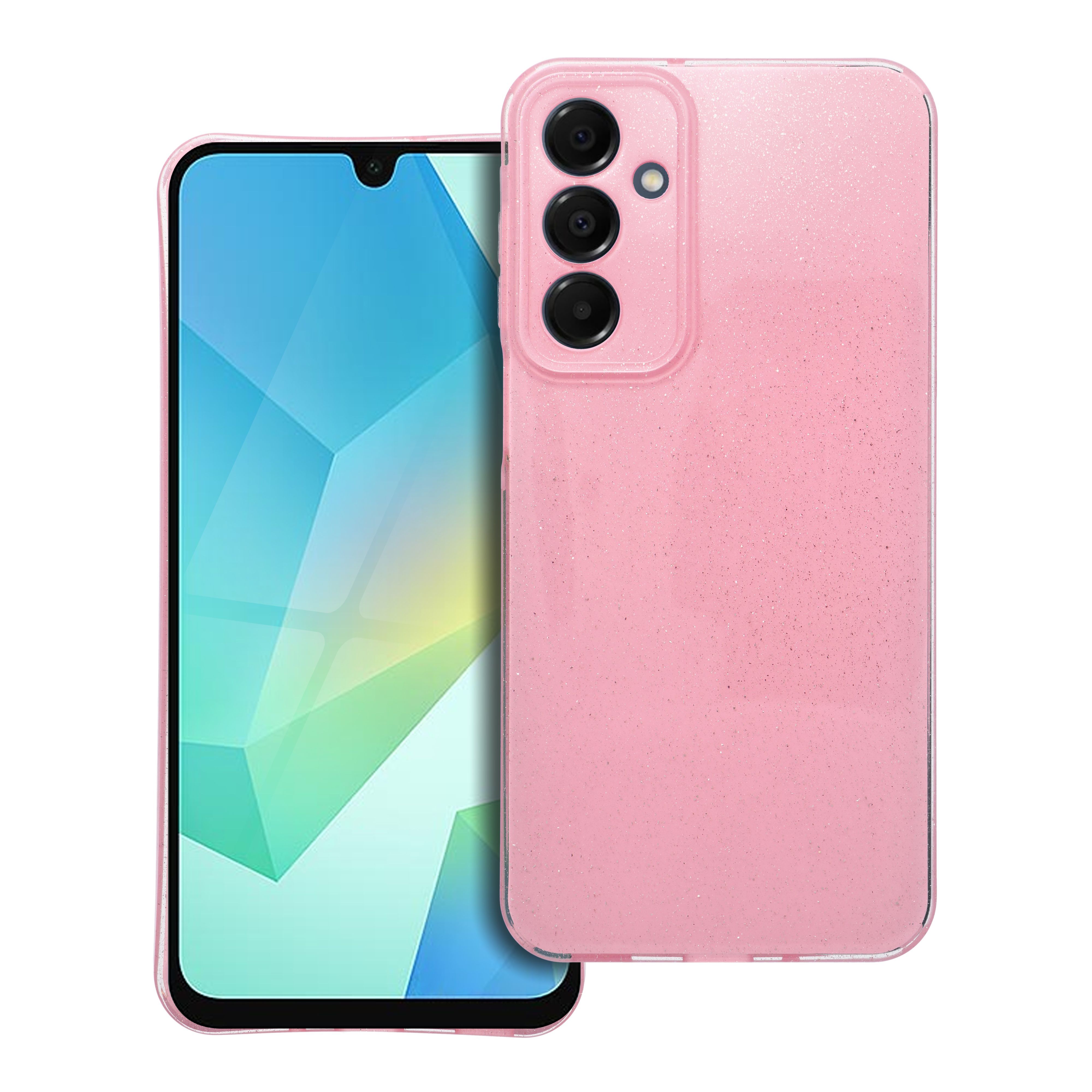Suojakuori Samsung A16 5G / A16 4G:lle kirkas suojakuori 2 mm Blink vaaleanpunainen