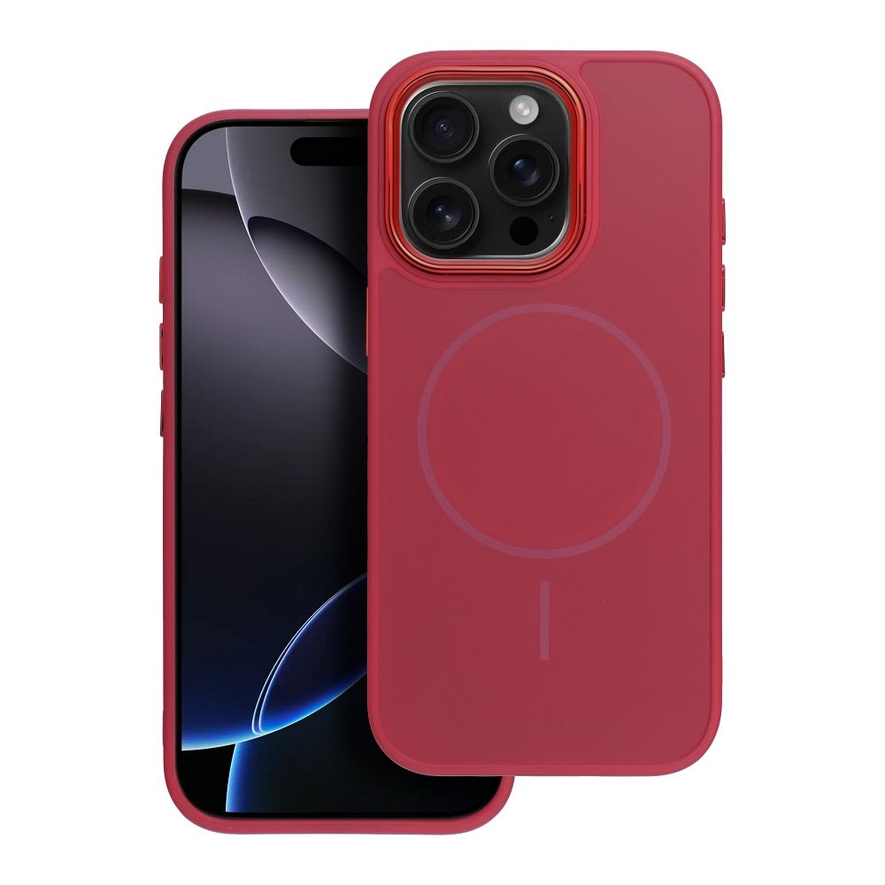 Suojakuori iPhone 12 PRO:lle Frame Mag Cover yhteensopiva MagSafen kanssa magenta