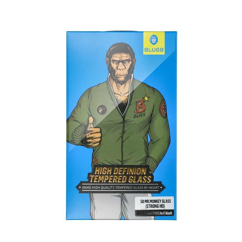 LCD-suojalasi 5D Mr. Monkey Glass (Strong HD) Apple iPhone 13 Pro Max musta