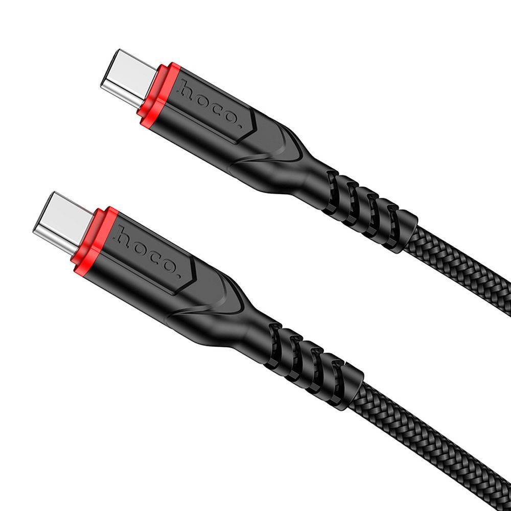 Hoco USB-C - USB-C -kaapeli PD QC 3A 60W 1 m X59 musta