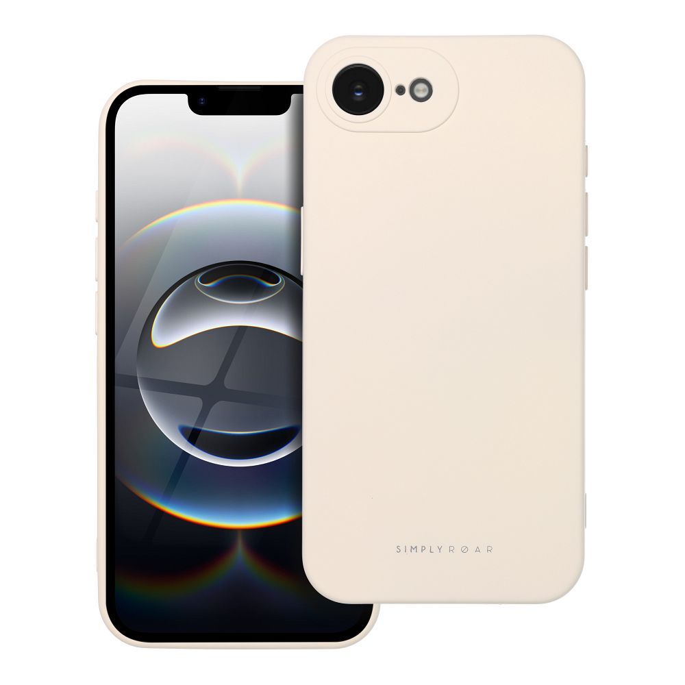 Roar Space suojakuori iPhone 16e:lle Aqua White