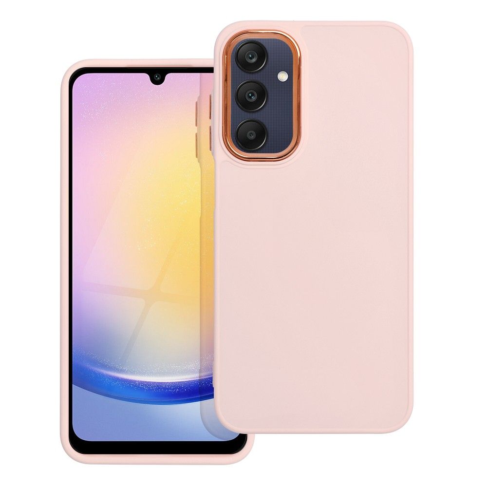 Frame Suojakuori Samsung A25 5G puuterinvaaleanpunainen