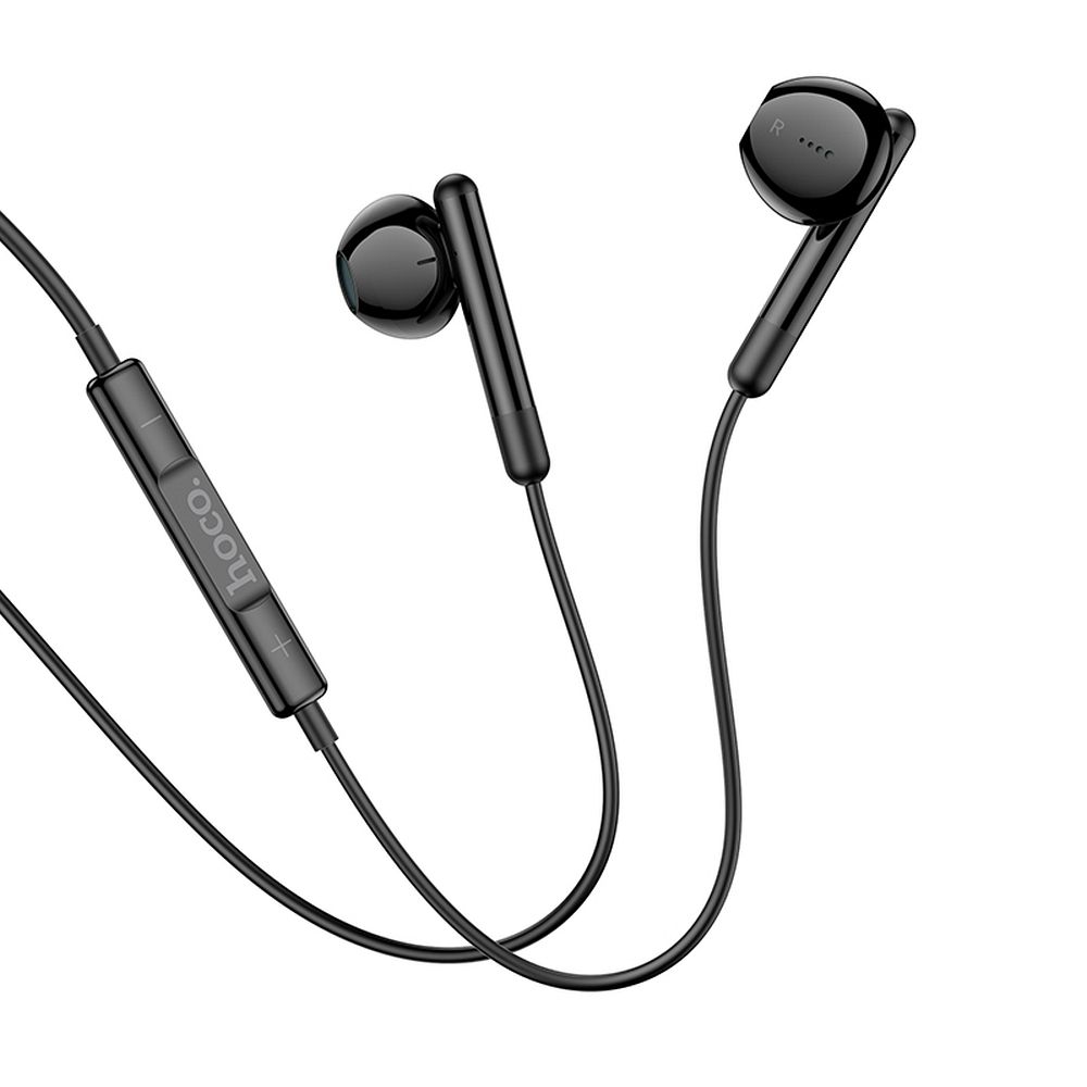 Hoco M93 langalliset nappikuulokkeet Jack 3,5mm - musta