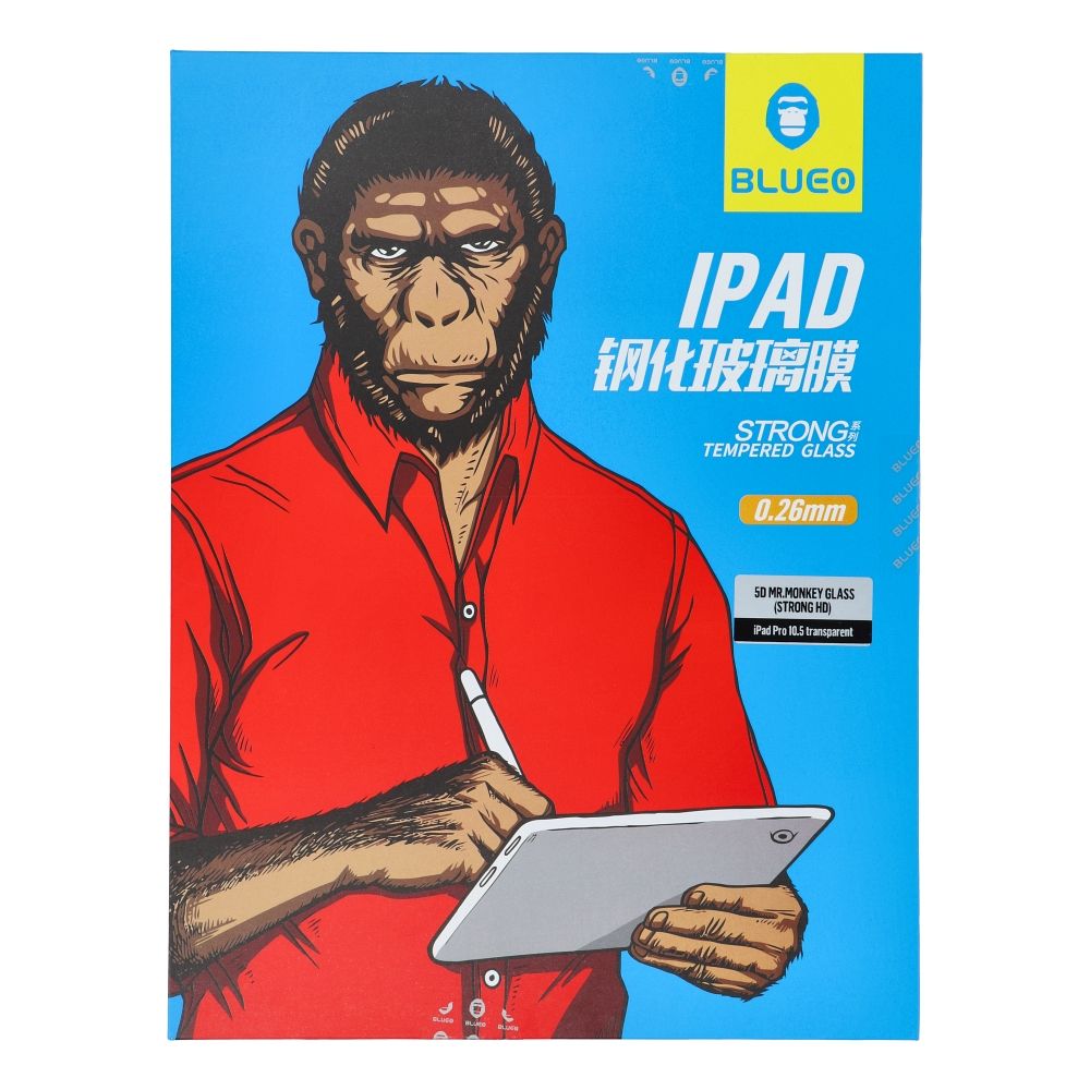 5D Mr. Monkey suojalasi - iPad Pro 10.5 läpinäkyvä (Strong HD)