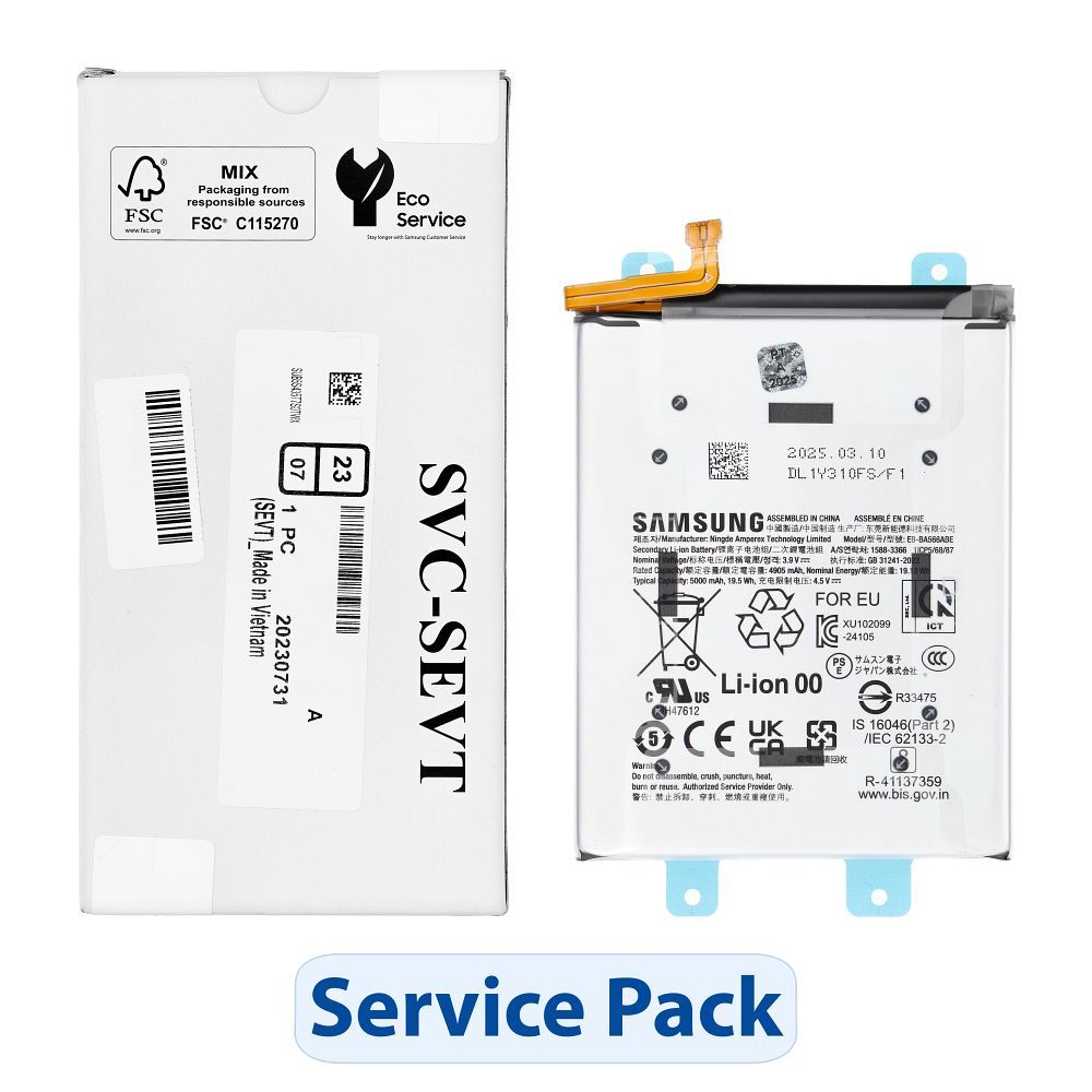 ServicePack Akku Samsung A56 5G A566B GH82-36831A:lle