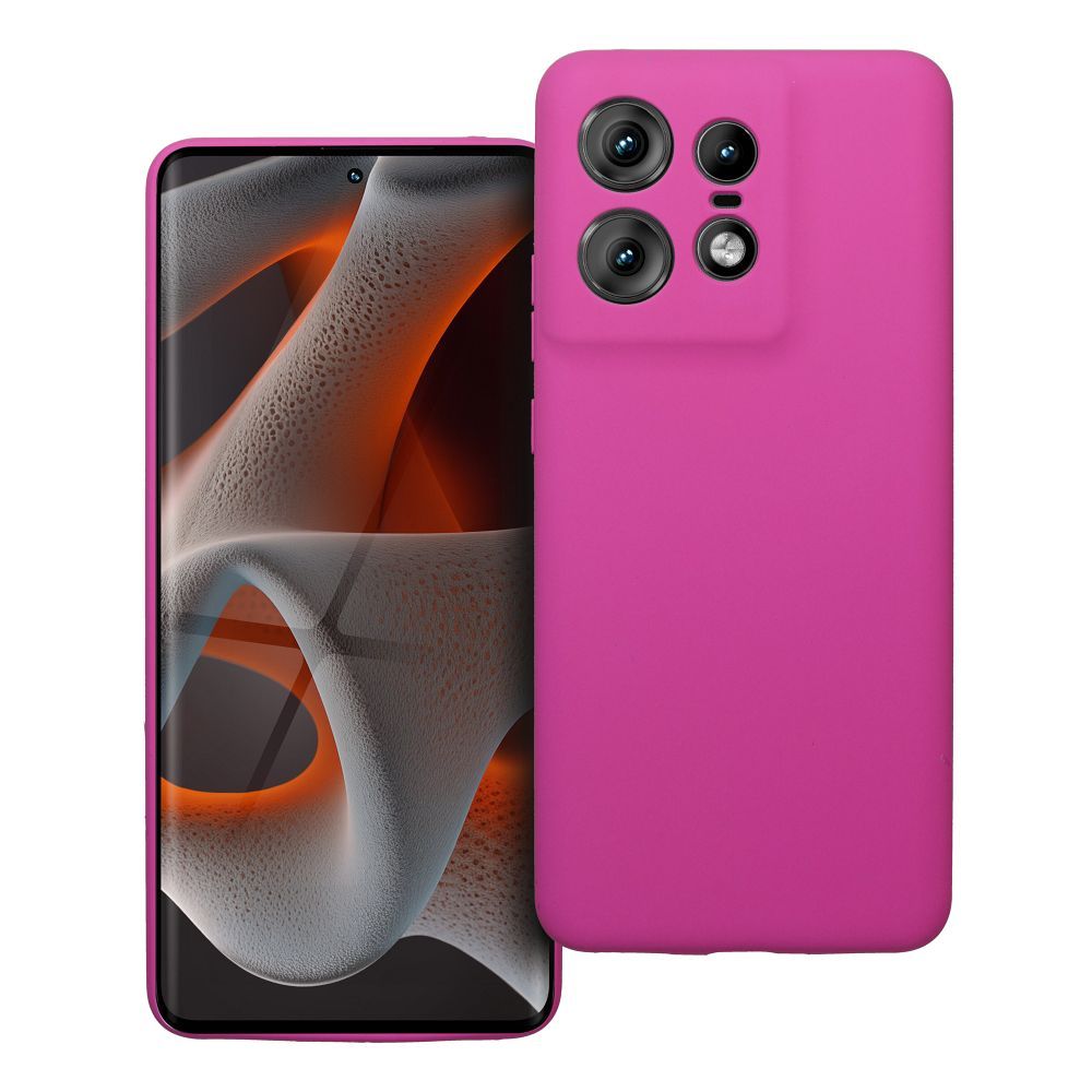 Silikoninen Suojakuori Motorola EDGE 50 PRO:lle 2mm vaaleanpunainen