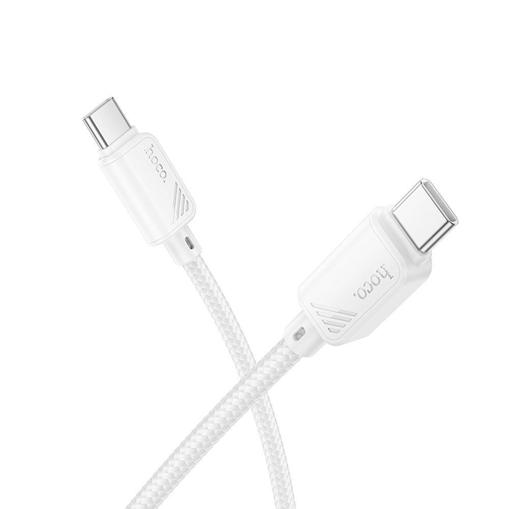 Kaapeli USB-C - USB-C Hoco 3A 60W 1 m X113 valkoinen