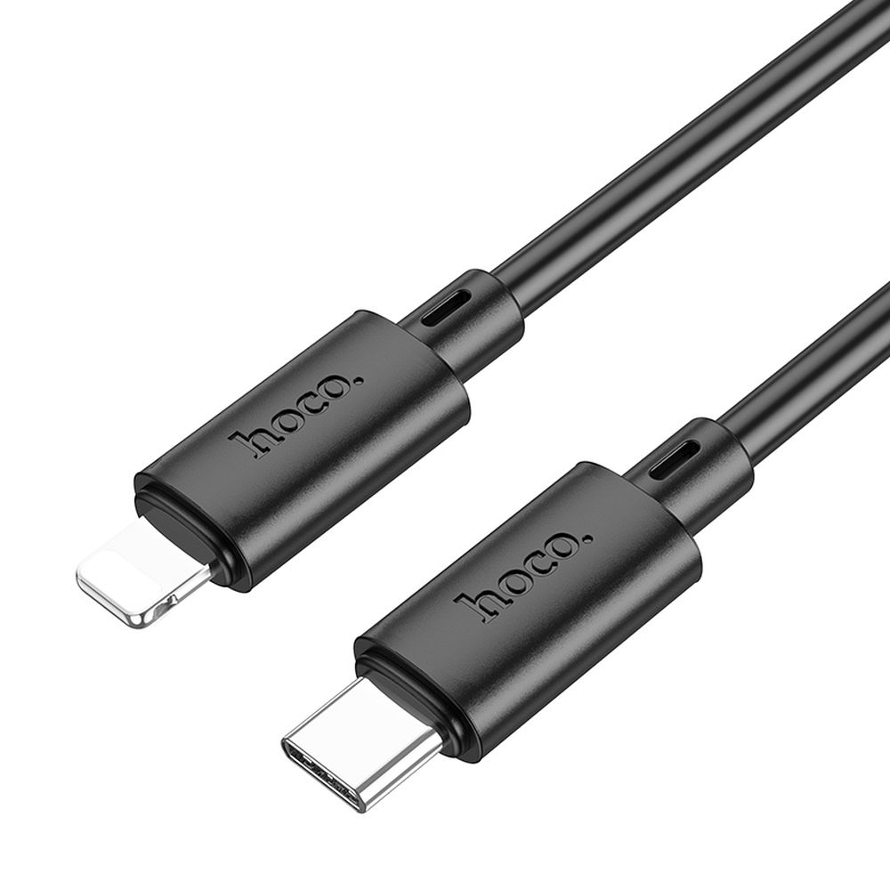 Hoco USB-C - Lightning -kaapeli PD 2,4A 20W 1 m X88 - musta