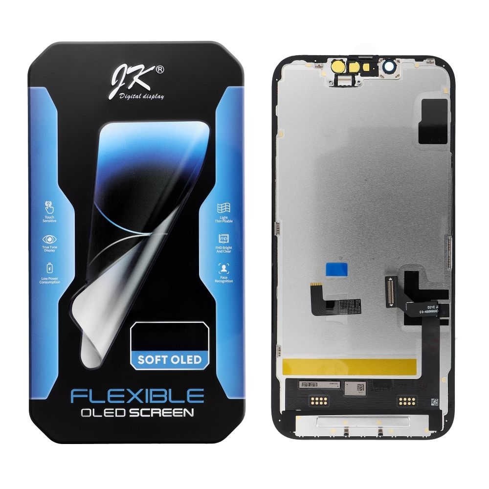 JK LCD-näyttö iPhone 14 Soft OLED (Change IC)