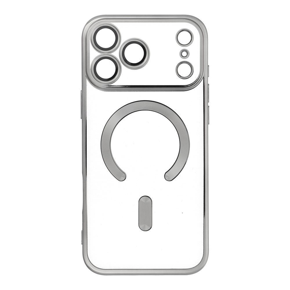 Suojakuori iPhone 17 PRO MAX:lle Electro Mag Cover yhteensopiva MagSafen kanssa titaaninharmaa
