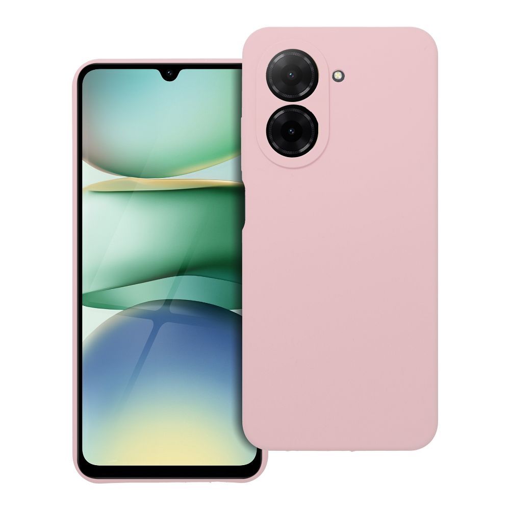 Silikoninen suojakuori Xiaomi Redmi A5:lle ( 171,7 x 77,8 x 8,26 ) 2mm vaaleanpunainen (powder)