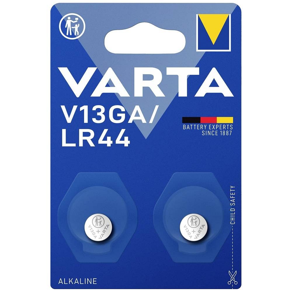 VARTA alkaliparistot V13GA (LR44), 2 kpl