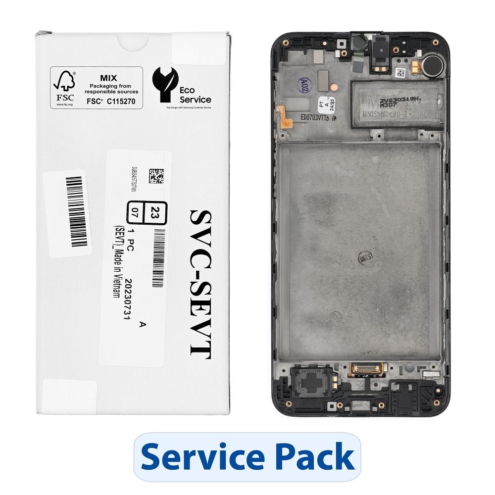 ServicePack LCD-näyttö SAMSUNG M21 M215F GH82-22509A