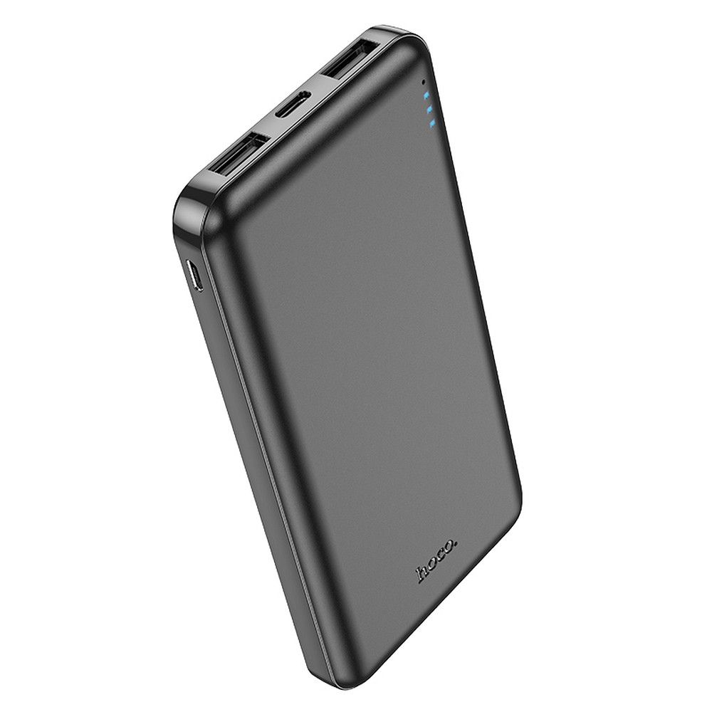 Ulkoinen akku Hoco 10000 mAh 2,1A J100 musta