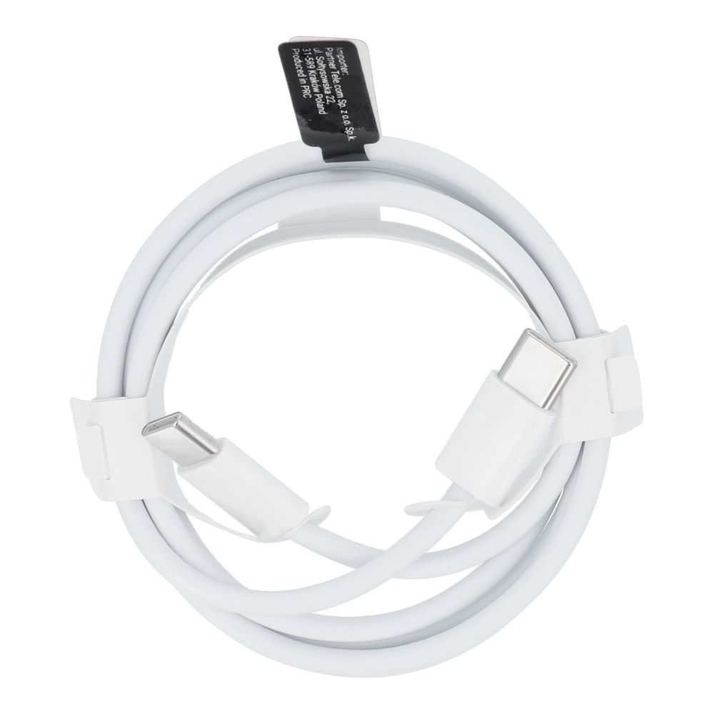 Kaapeli Type C - Type C PD QC3.0 3A 30W HD26 BOX 1 m valkoinen