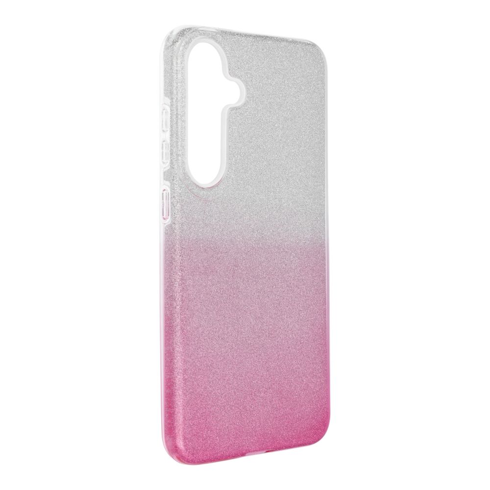 Hohtava suojakuori Samsung S25 Plus läpinäkyvä pinkki