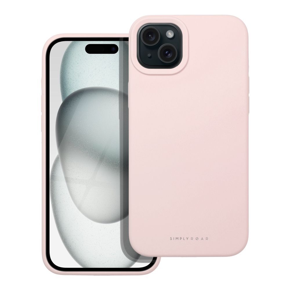 ROAR Suojakuori CLOUD SKIN iPhone 15 Plus:lle vaaleanpunainen