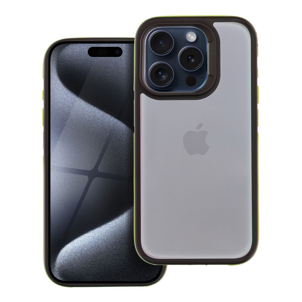 Suojakuori iPhone 15 PRO:lle Neo keltainen