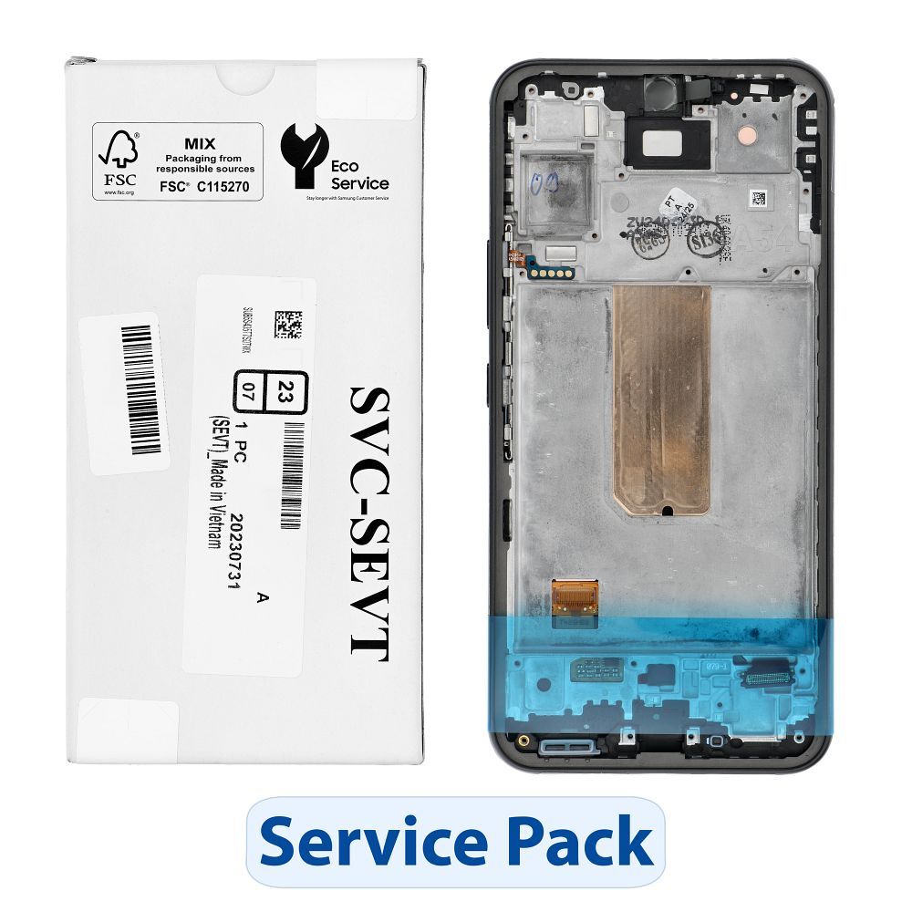ServicePack LCD-näyttö SAMSUNG A54 5G A546B GH82-31231A