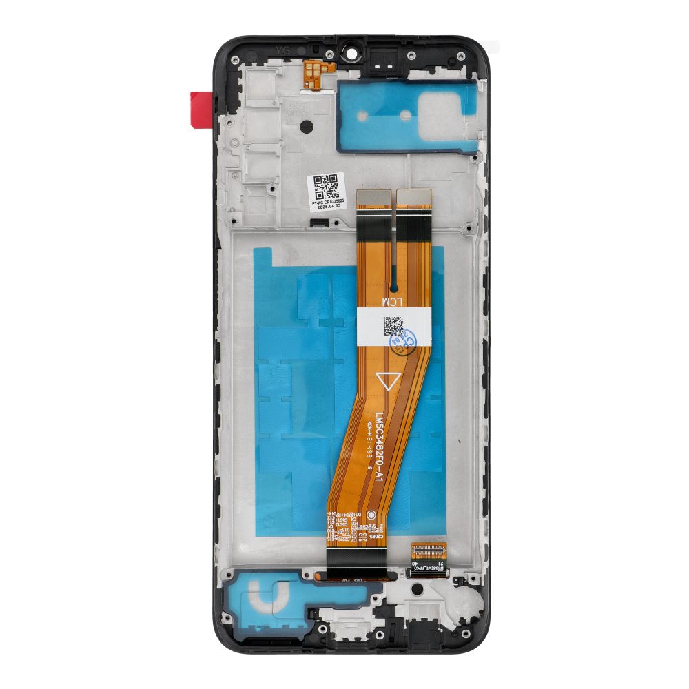 LCD-naytto Samsung A03S A037G:lle OEM kehyksella (164mm)