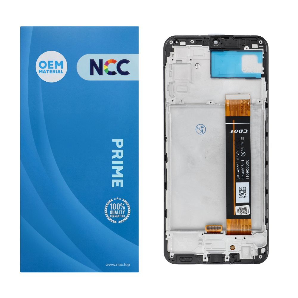 NCC LCD-näyttö Samsung A23 4G A235 F/M OEM kehyksellä