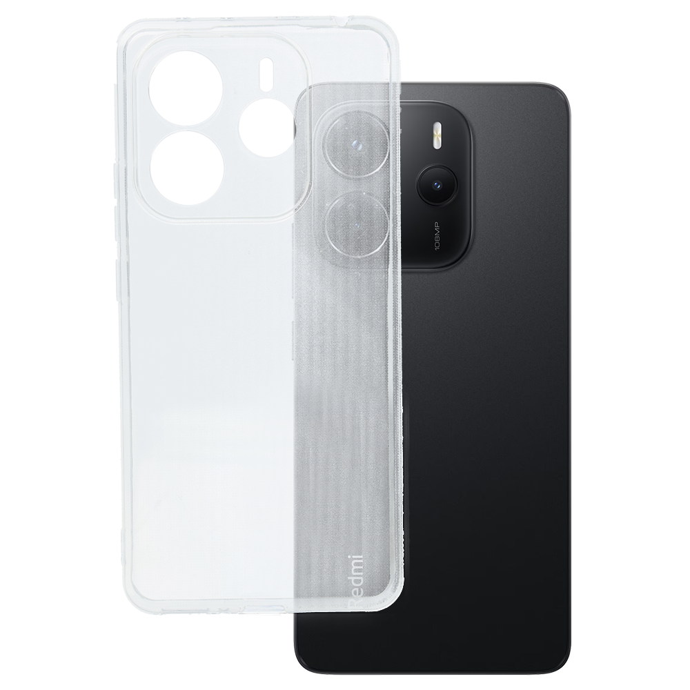 2 mm Perfect Takasuojakuori Xiaomi Redmi Note 14 5G:lle läpinäkyvä