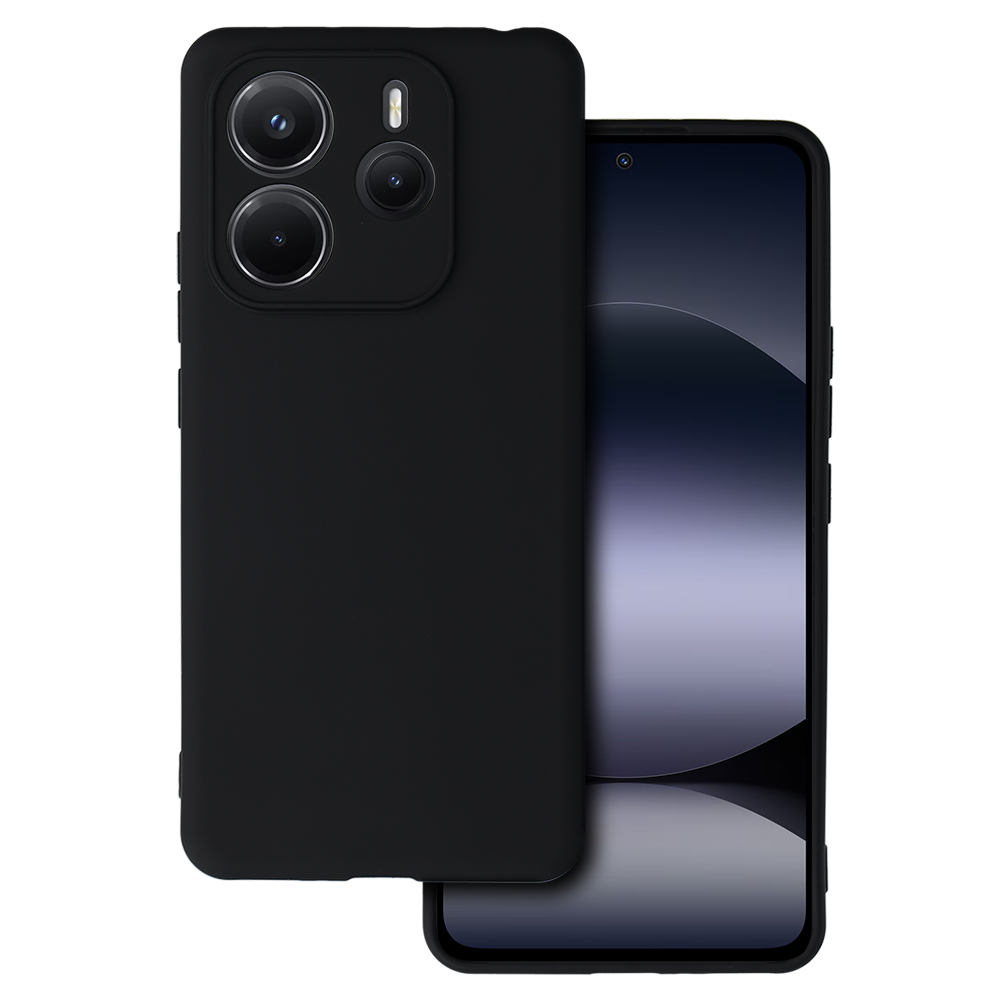 Matt Takasuojakuori Xiaomi Redmi Note 14 5G:lle musta