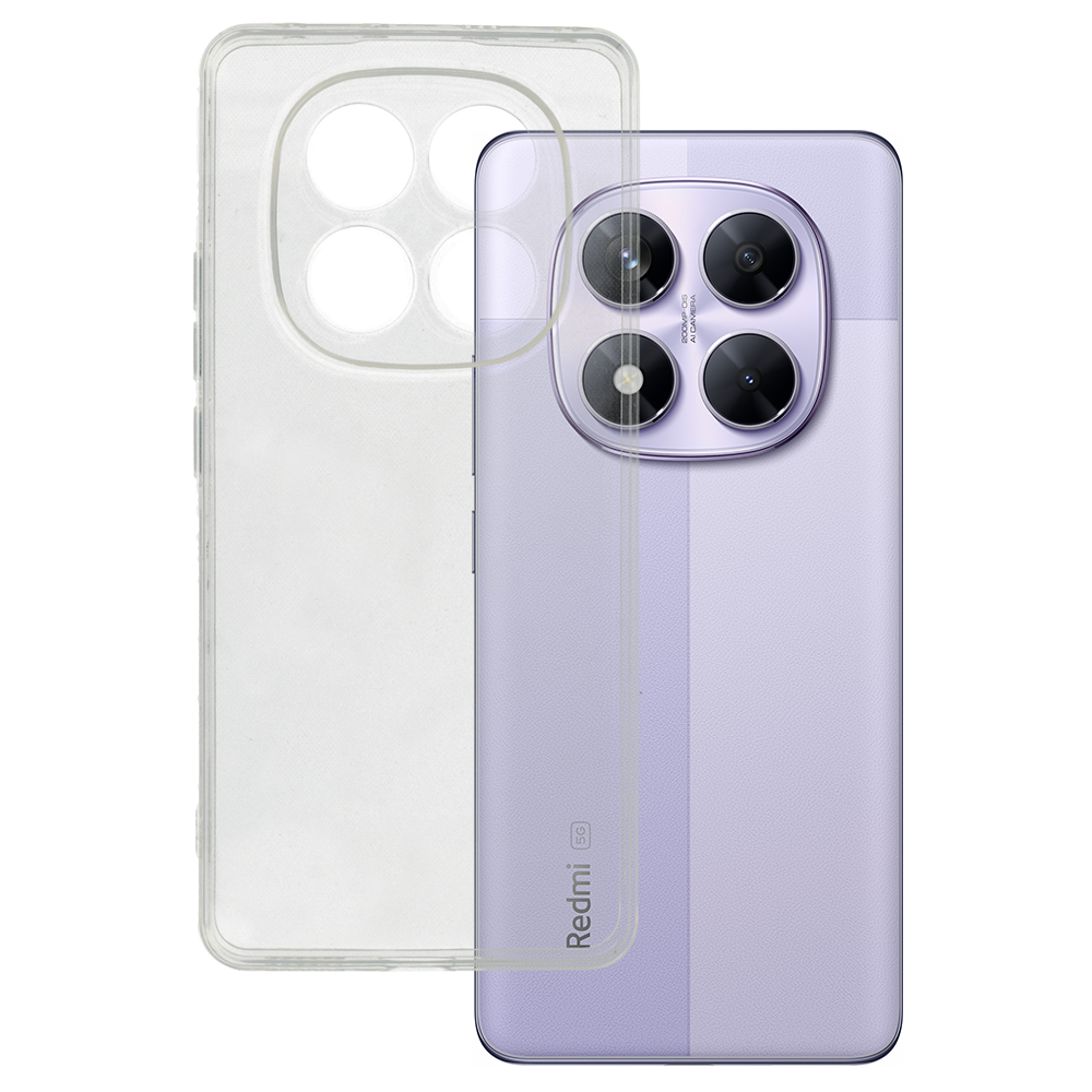 Ultra Clear 1mm Suojakuori Xiaomi Redmi Note 14 Pro 5G:lle läpinäkyvä