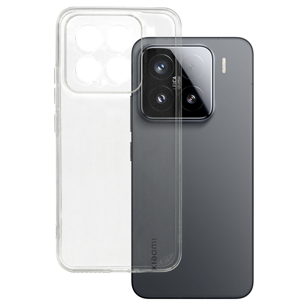 Ultra Clear 1mm Suojakuori Xiaomi 15 5G:lle läpinäkyvä