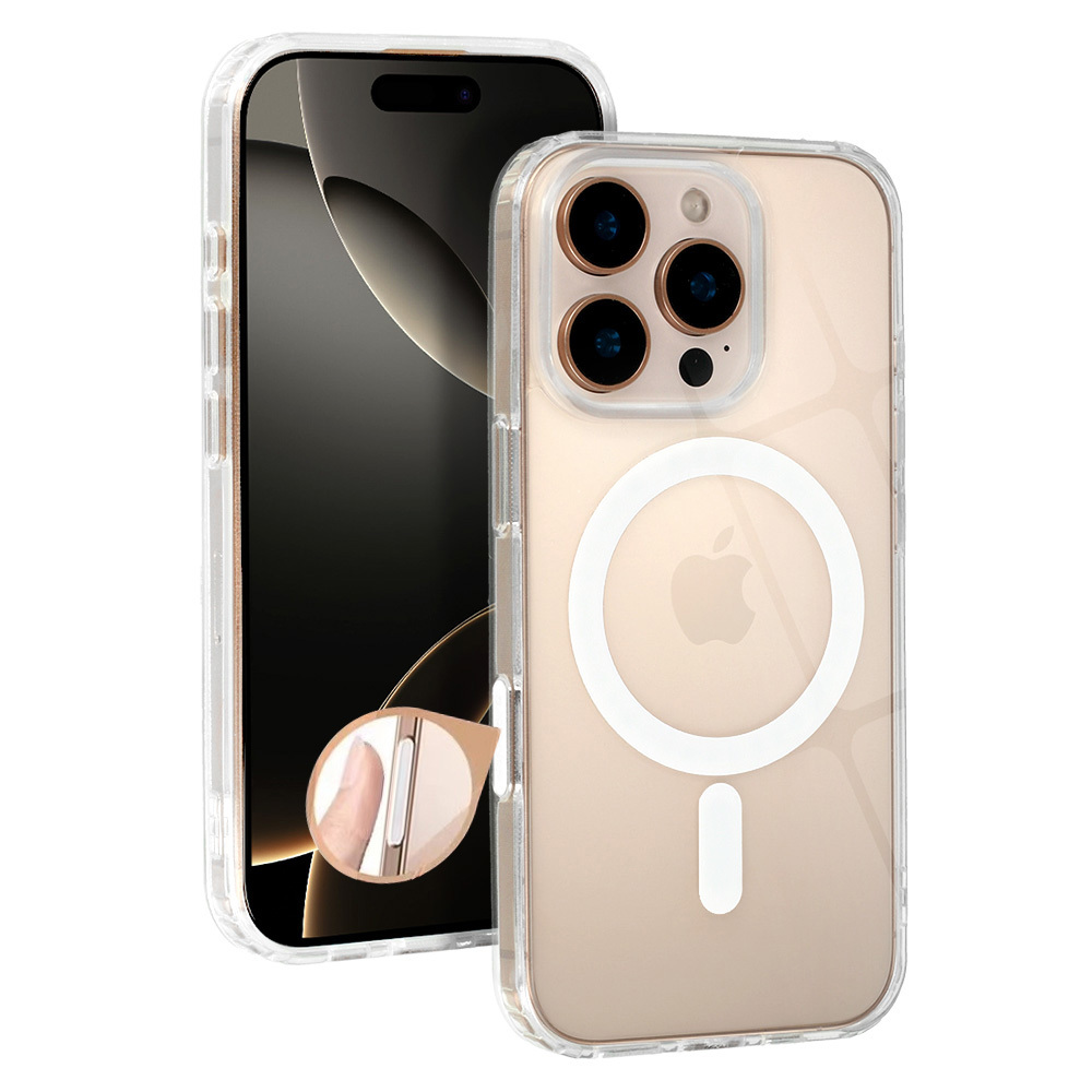 MagSafe Clear Camera Control Suojakuori iPhone 16 Pro:lle läpinäkyvä